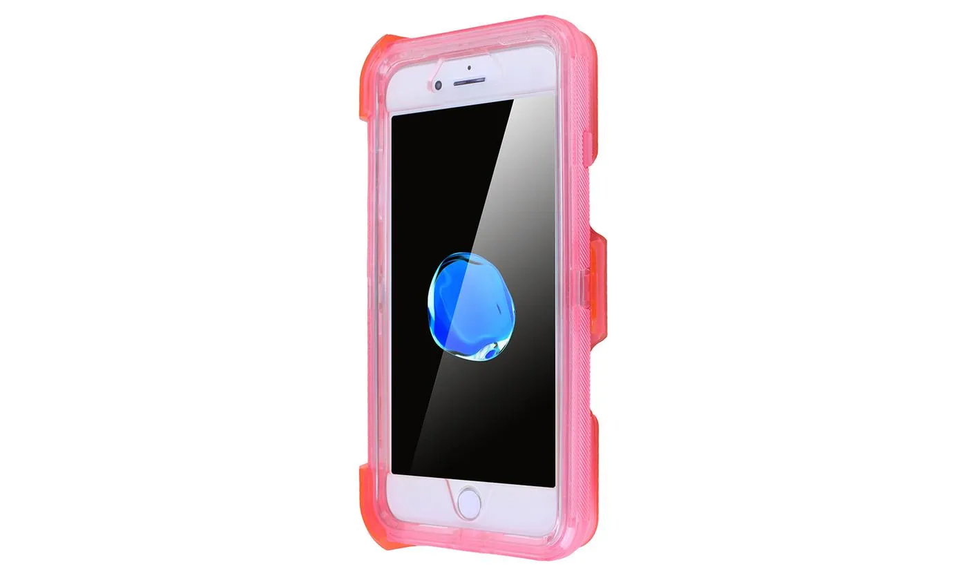4 in 1 Case With Clip Shockproof For iPhone6/6S7/8/6 6S 7 8 Plus/X/XS/XR/Xs Max