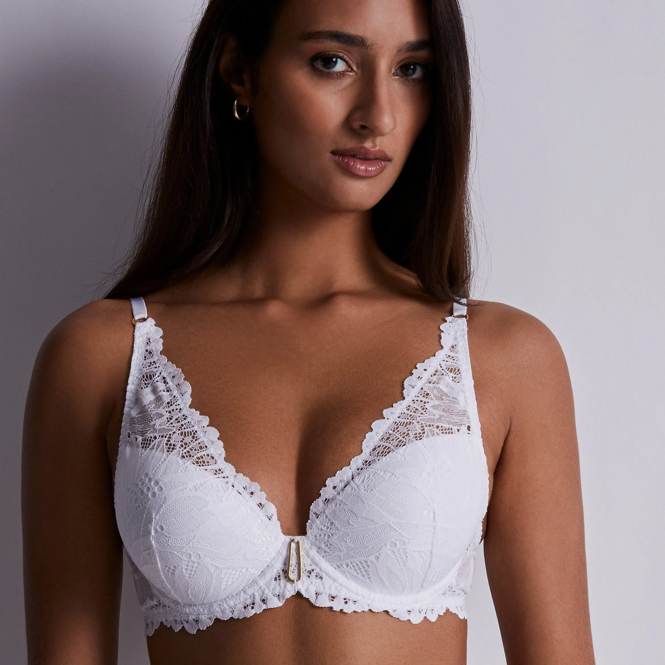 Aubade Flowermania Padded Plunge Bra