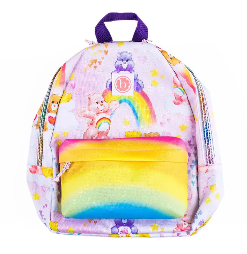 Baby Bling Care Bear Backpack-Rainbow