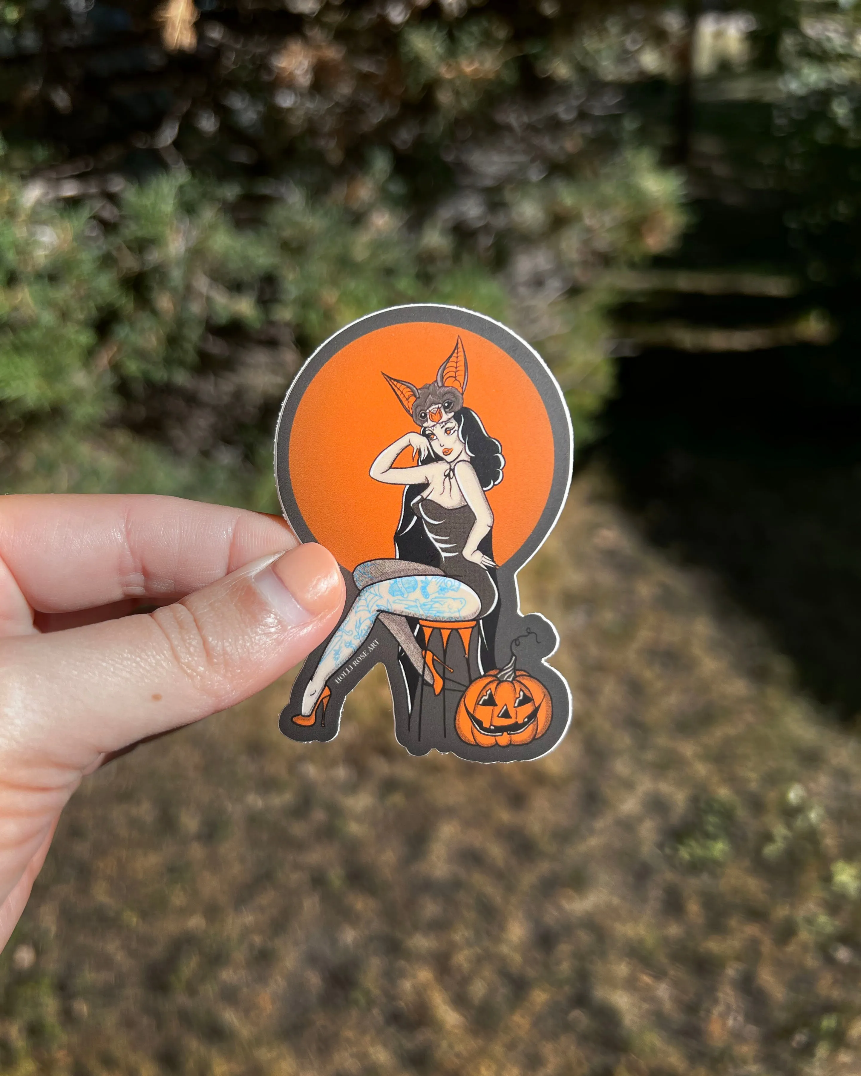 Bat Girl Sticker