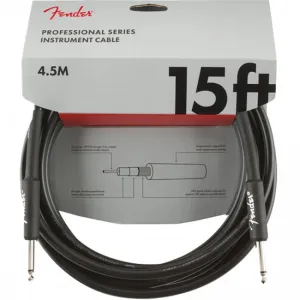 CABLE PROFESIONAL FENDER DE  4,5 METROS NEGRO
