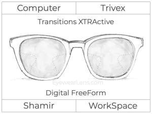Computer Progressive - Shamir - WorkSpace - Digital - Trivex - Transitions XTRActive