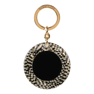 Disc Double Damier Keyring