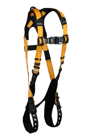 FallTech Journeyman Flex 7021BFD Aluminum Full Body Climbing Harness, 2 D-Rings