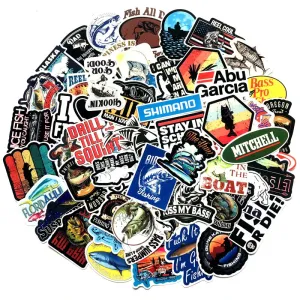 Fishing Stickers (50 Pcs)