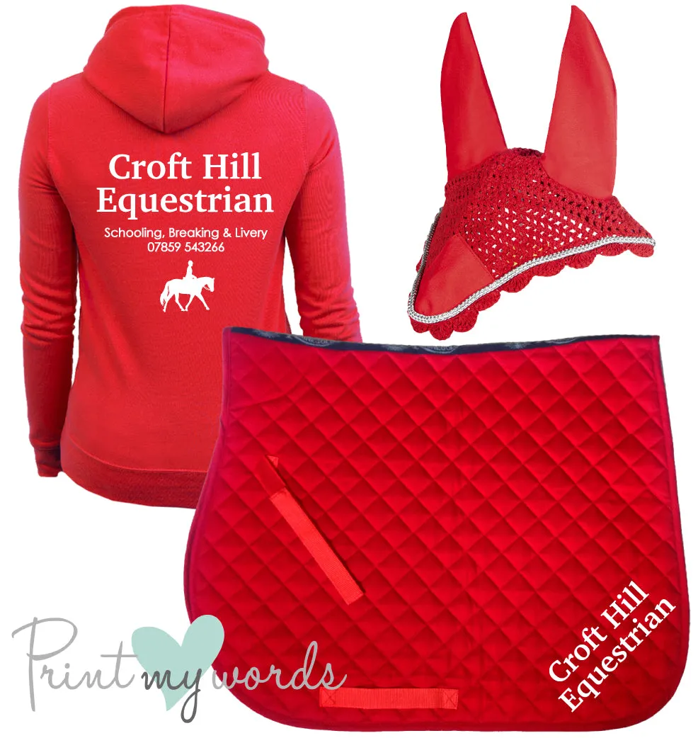 'Freya' Ladies Personalised Matching Equestrian Set - Business Design