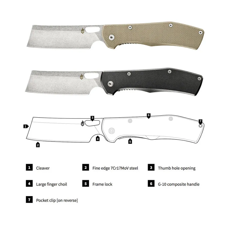 Gerber Flatiron Folder Pocket Knife