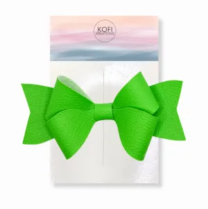 Green Persephone Hair Bow