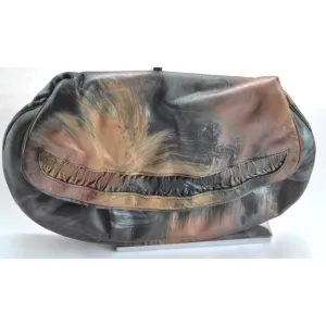 Handpainted Purse By 80's Fancy Nancy - 1980's