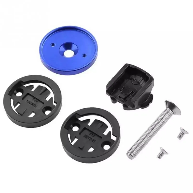 Headset Stem Top Cap Computer Holder Ultralight Mount For GARMIN Bryton CATEYE Speedometer