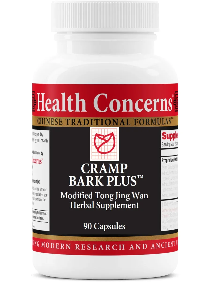 Health Concerns, Cramp Bark Plus, 90 ct