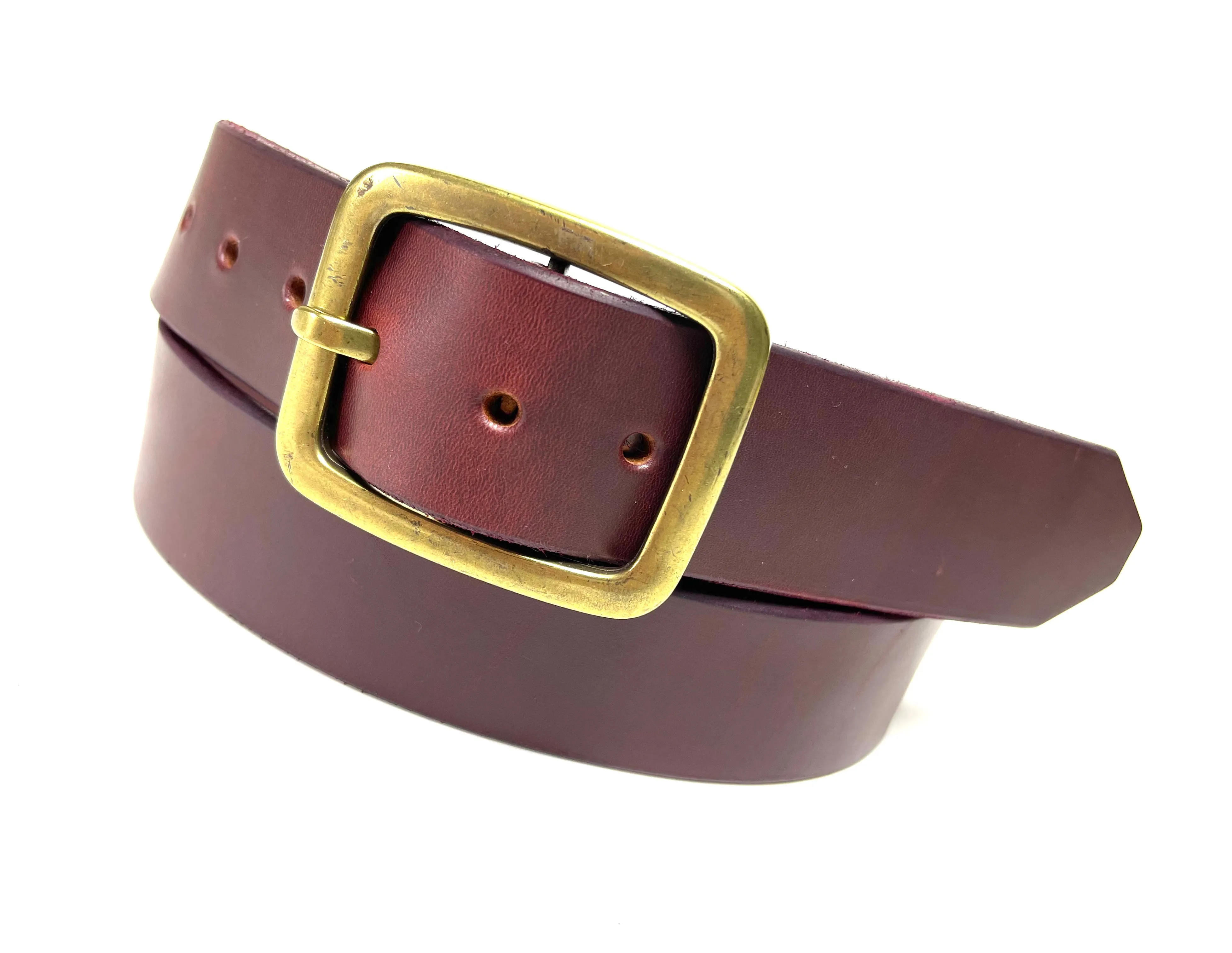 Jalzachih 1010 Smooth Burgundy Belt