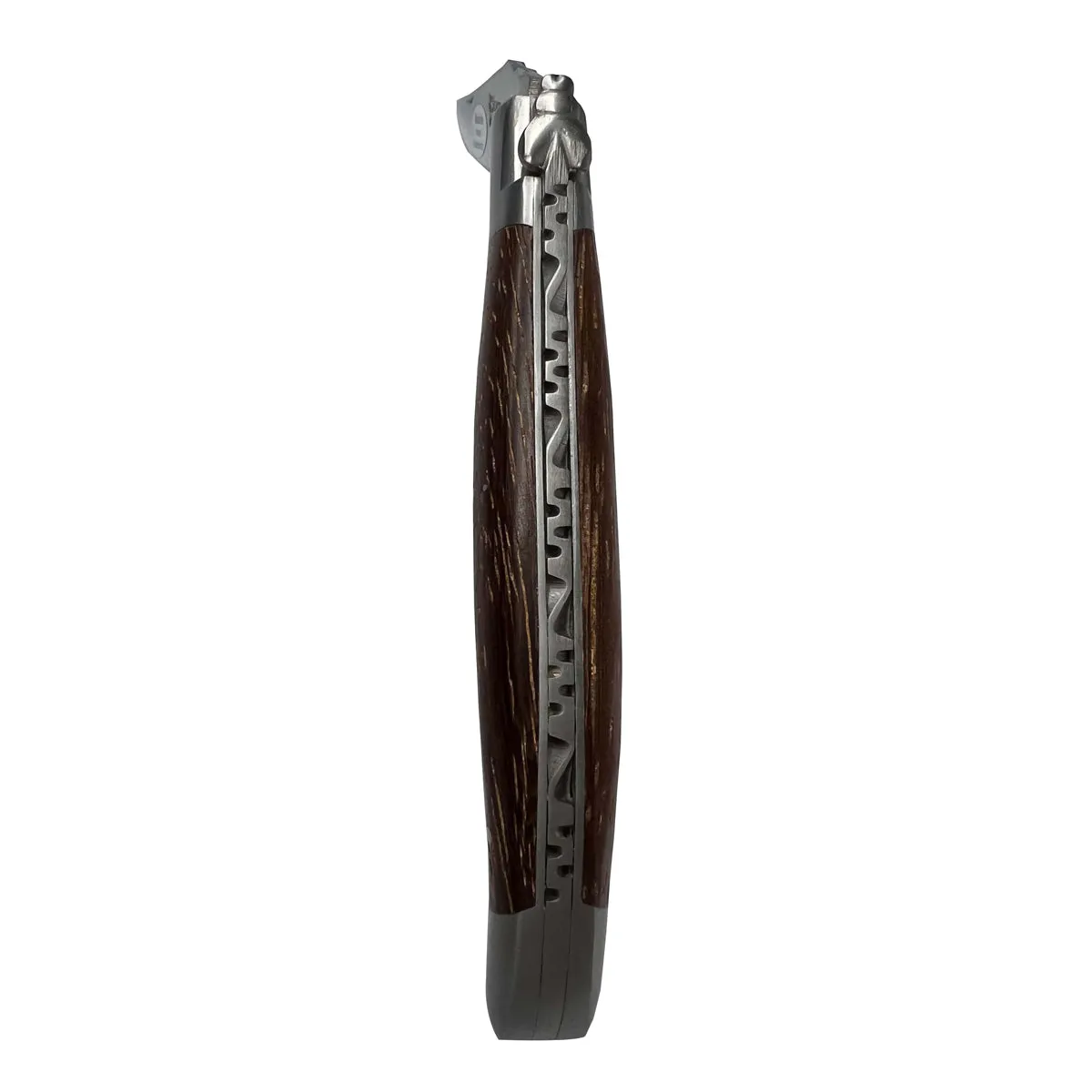 Laguiole en Aubrac Handcrafted Plates Multipurpose Knife, Iron Wood Handle, 4.75-Inches