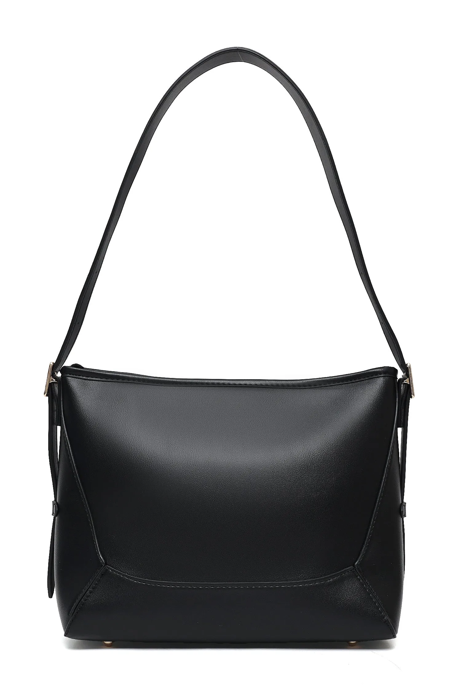 Minimalist Shoulder Bag-Black