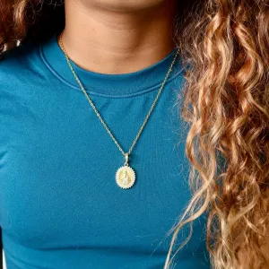 Minimalist Virgin Mary Necklace