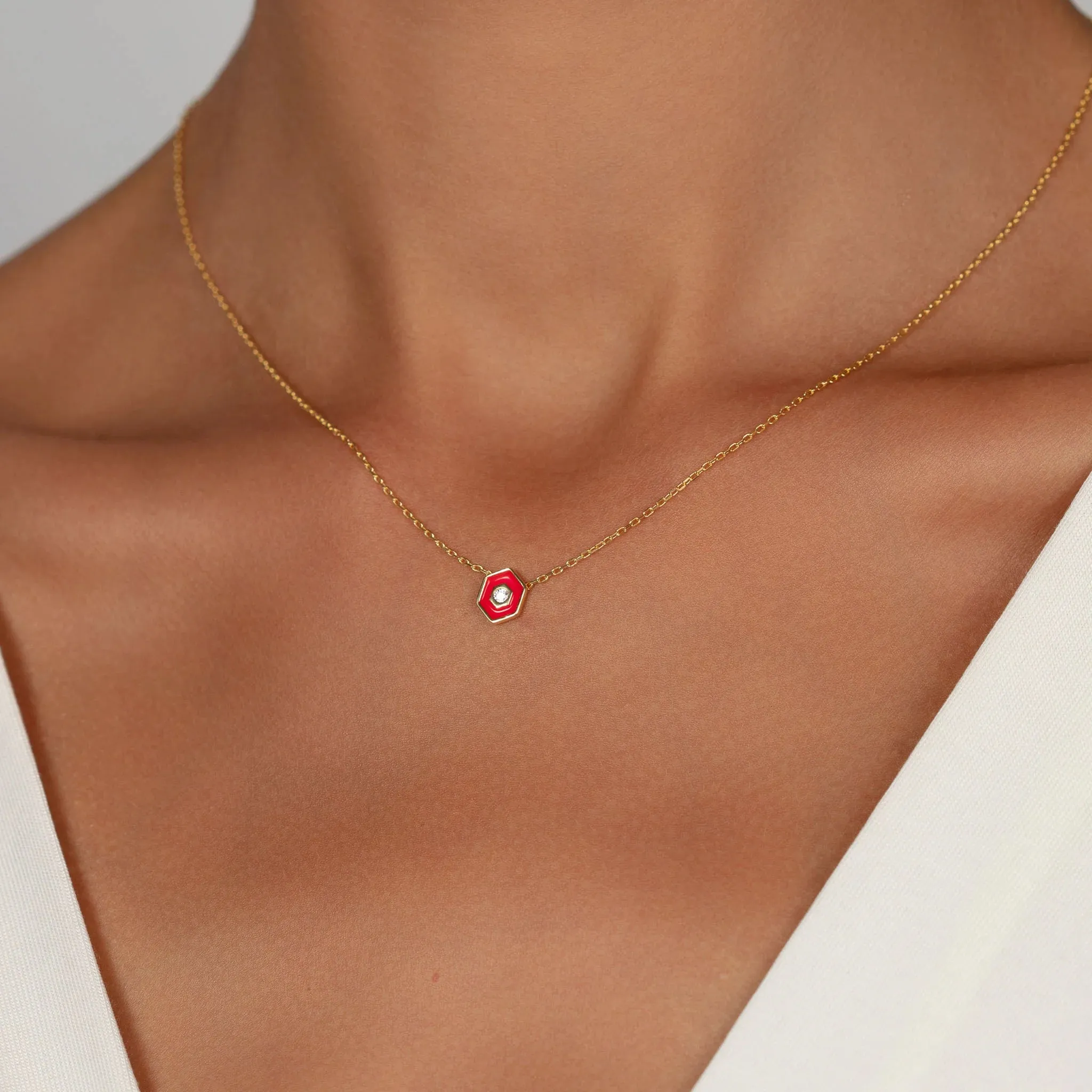 Minimalist Vivid Neclace