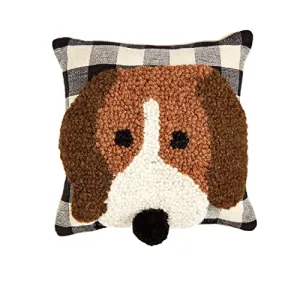 Mud Pie Mini Dog Pillow, Brown