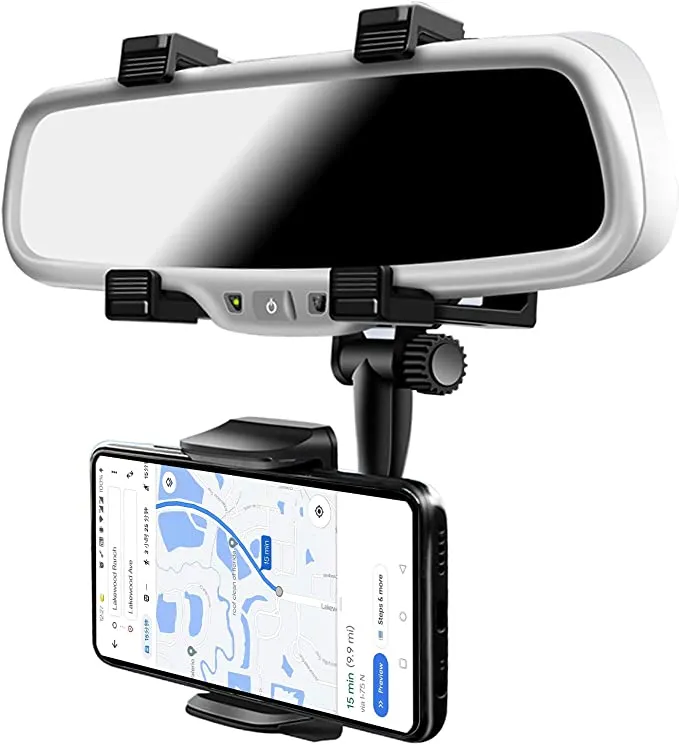 New in box! Fisher Rear View Camera Mount with Rotation & Tilt! Secure grip, easy secure release, fits any device under 3.25" width