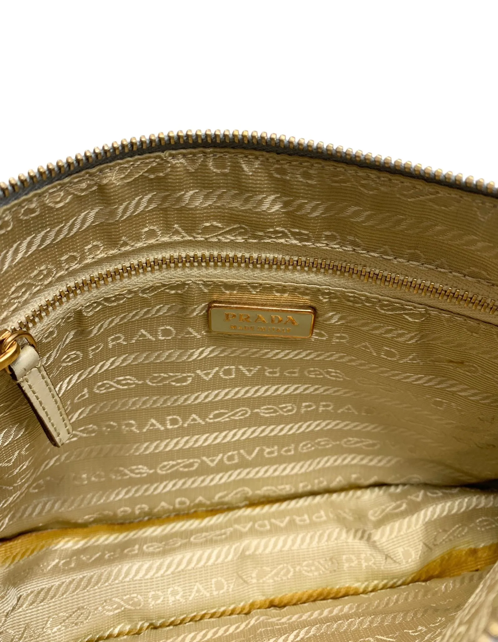 Prada Grey Nylon Mini Shoulder Bag