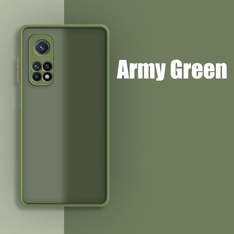 Shockproof Matte Case For Samsung Galaxy A33 A53 A13 5G A52 A72 A32 4G A51 A71 S10E S20 S21 FE S22 Plus Ultra Armor Bumper Cover