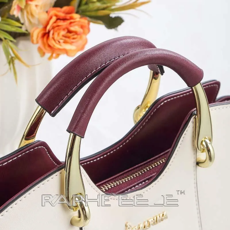 Small Elegant & Stylish Tote Handbag for Woman - White