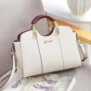 Small Elegant & Stylish Tote Handbag for Woman - White