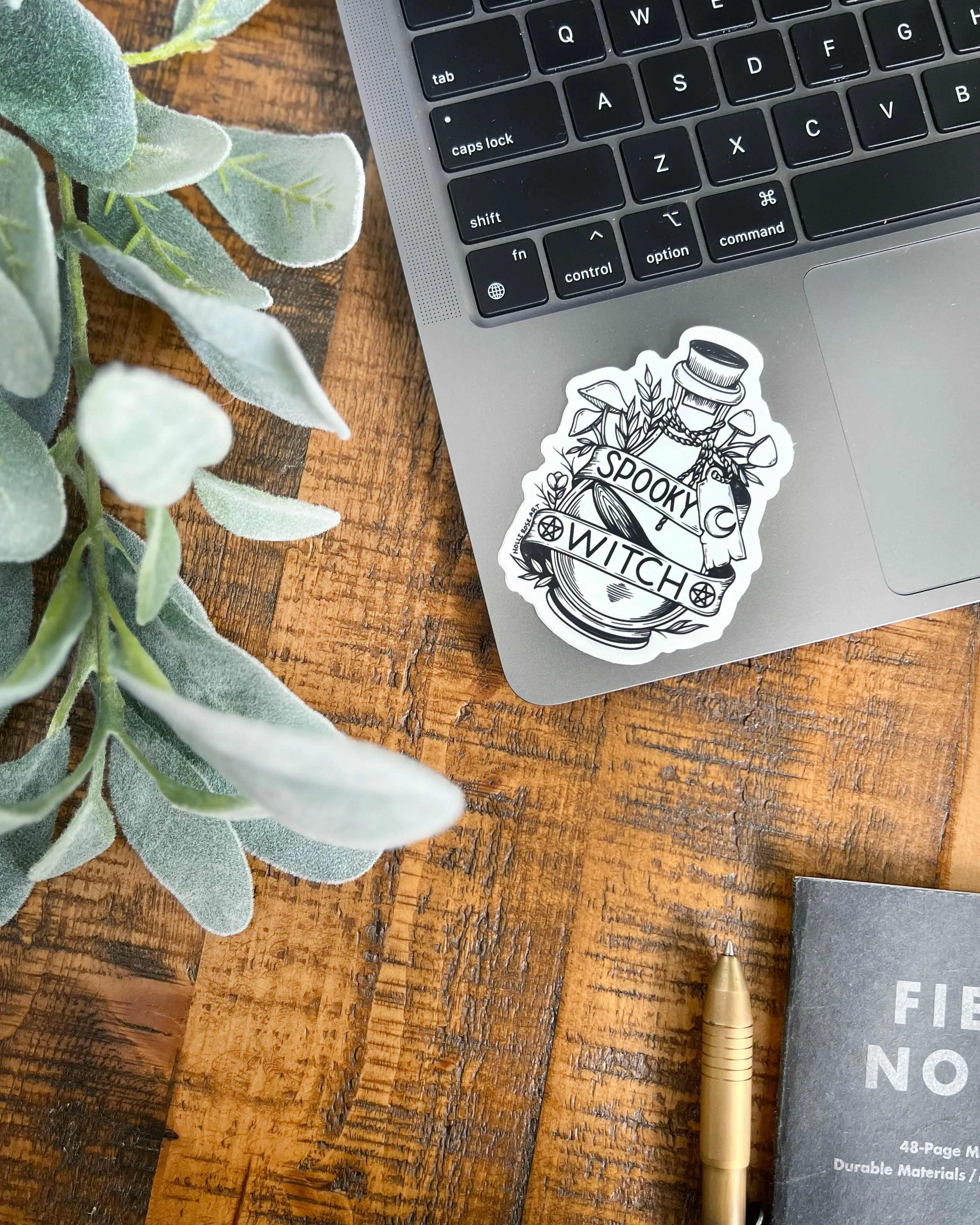 Spooky Witch Sticker