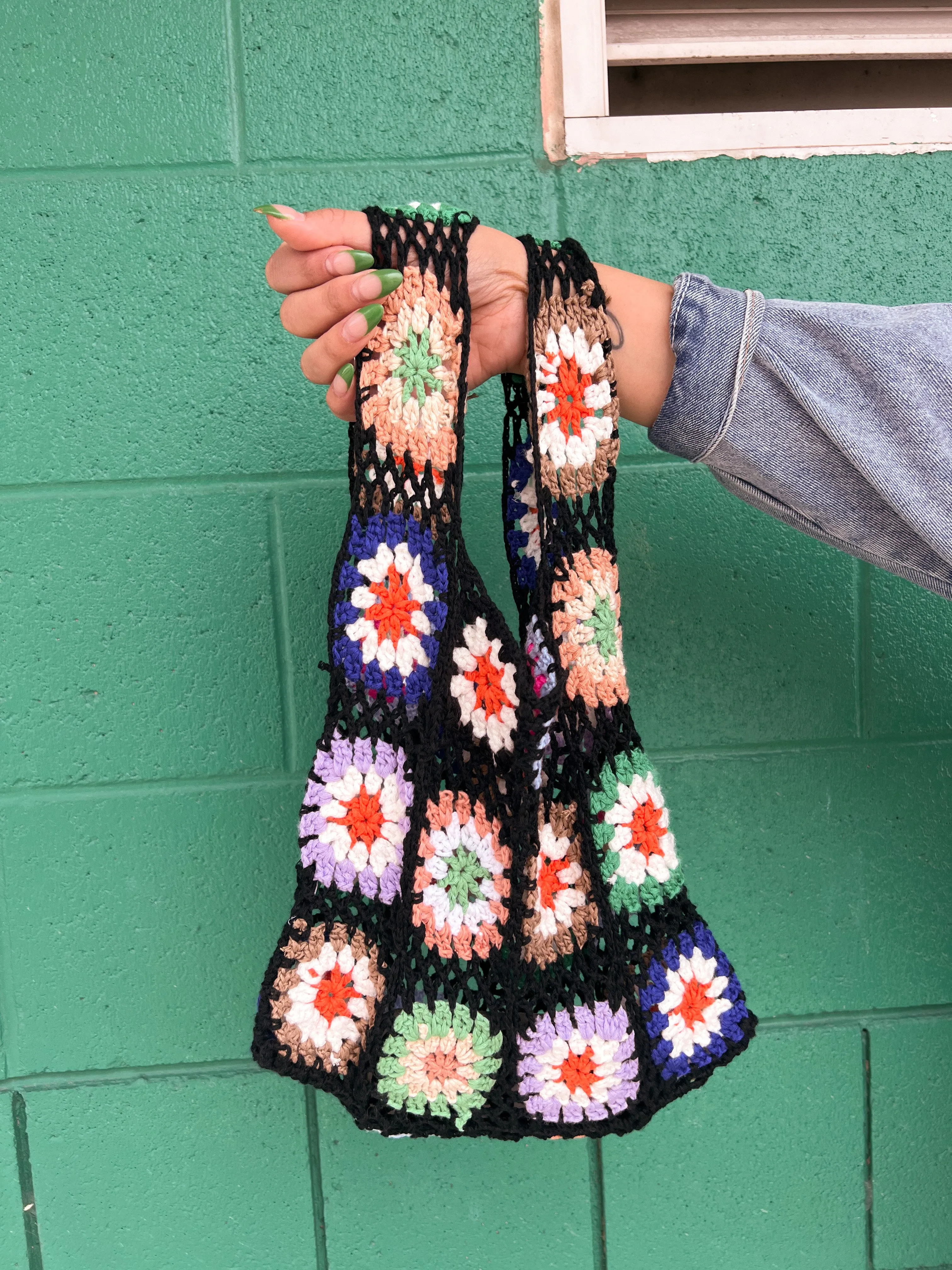 Tulum crochet tote bag (2 COLORS)