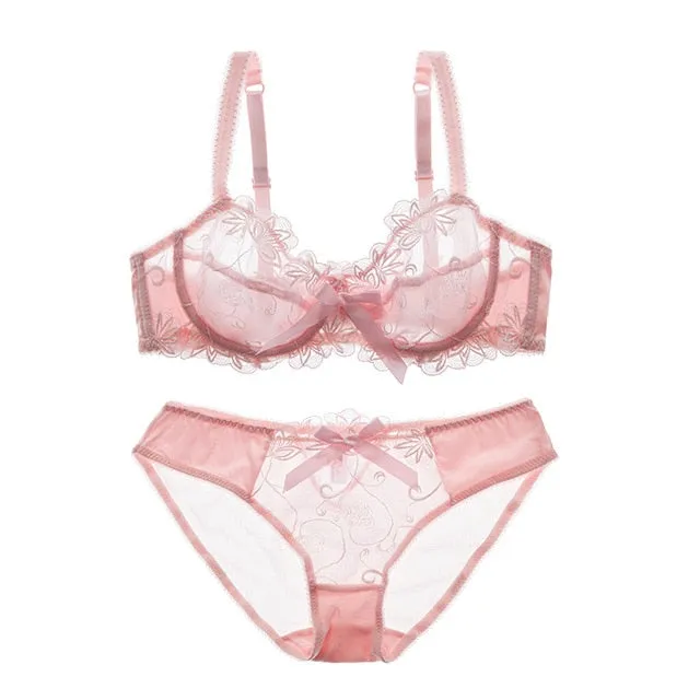 Ultra Thin Bra Set