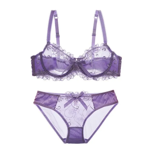 Ultra Thin Bra Set
