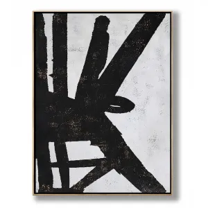 Vertical Minimalist Abstract Painting H178V