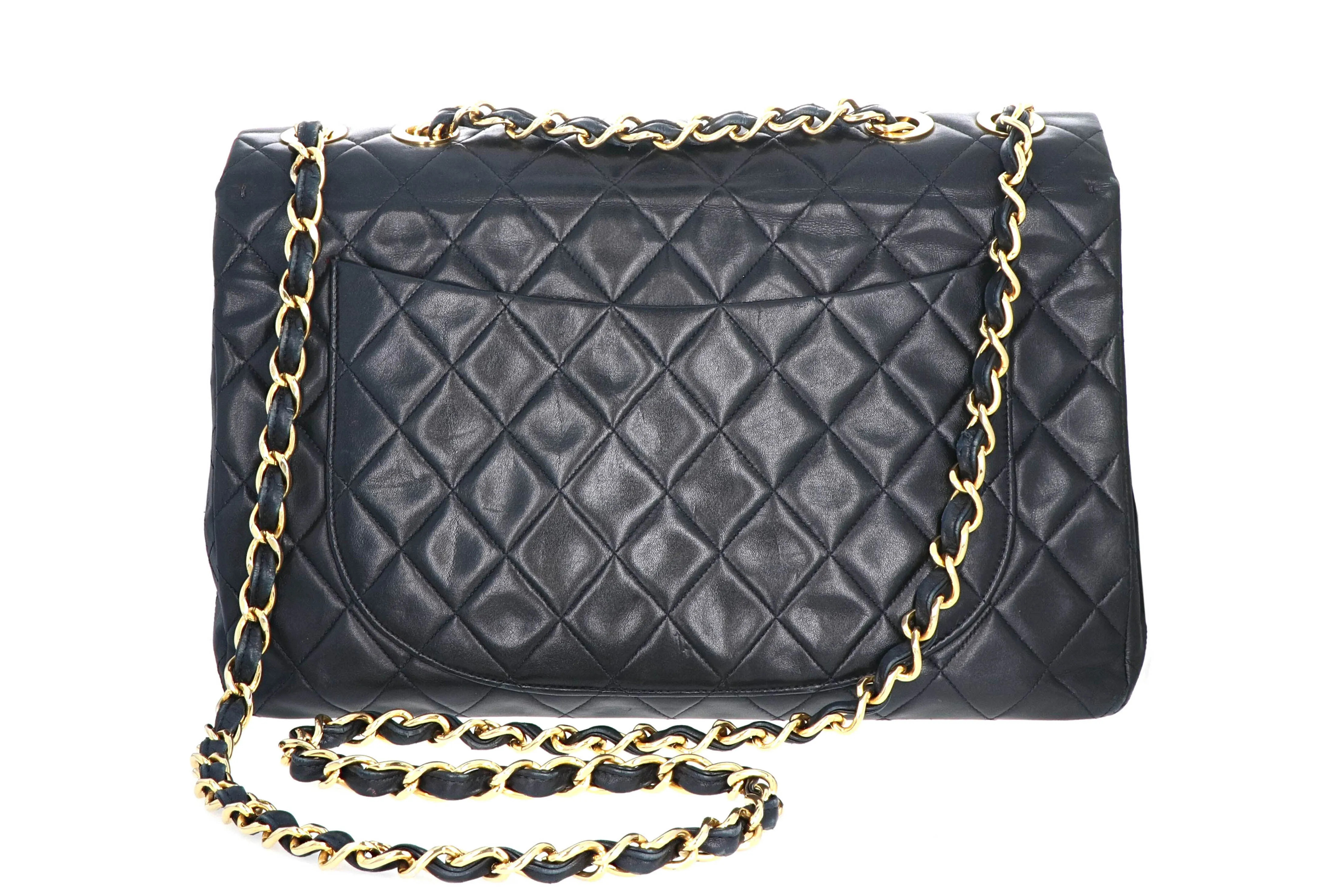 Vintage Chanel Classic Maxi Single Flap Bag