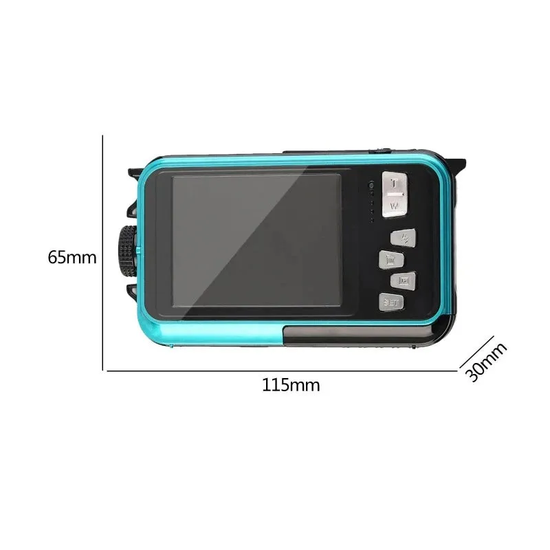 Waterproof Digital Double Screen Camera
