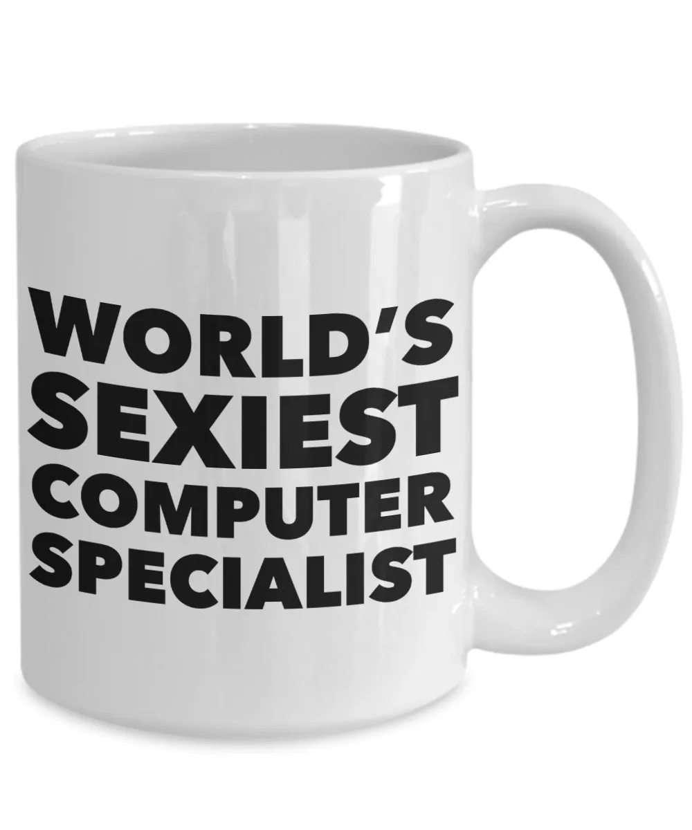 World's Sexiest Computer Specialist Mug Gift Ceramic Coffee Cup